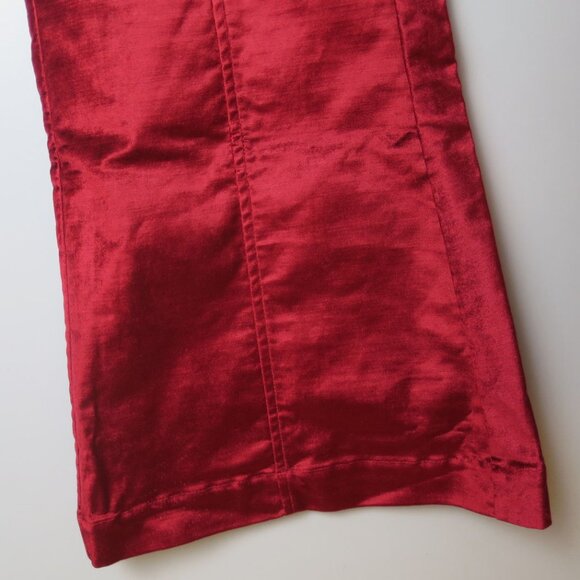 Free People Walk With You Velvet Flare Trouser in Cherry Juice Red Size 8 - Picture 6 of 11